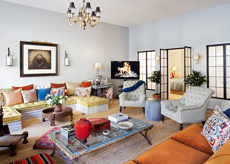 Eclectic Style New York Apartment interior design home interior decorating 16